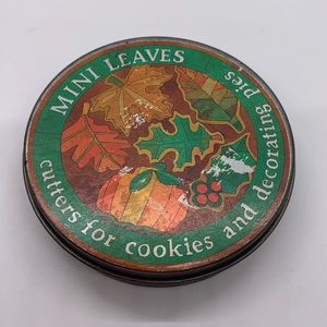 Vintage MINI LEAVES Cookie Cutters